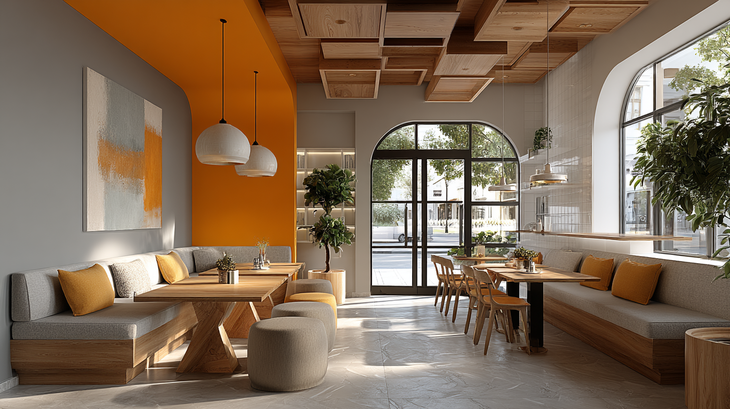A dramatic lighting display illuminating a textured wall, changing colors with the music.