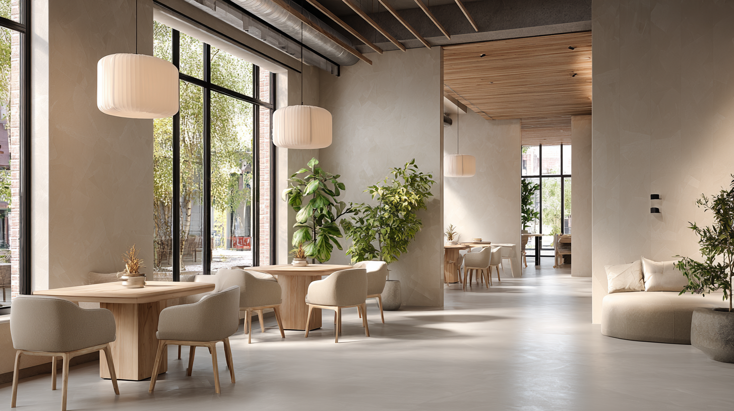An abstract artwork merging culinary and architectural elements